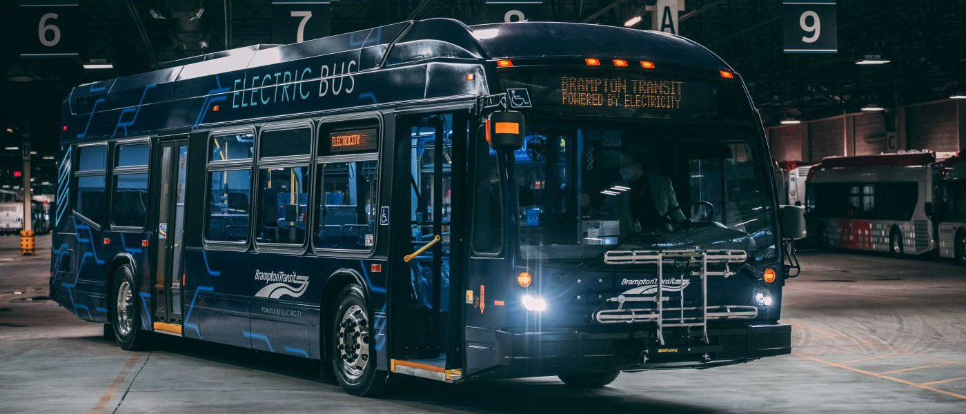 Banner - Electric bus