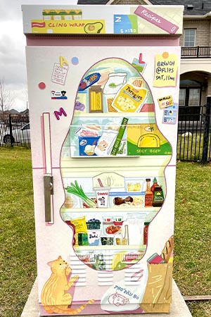 Image of A Bramptonian's Fridge, 2024