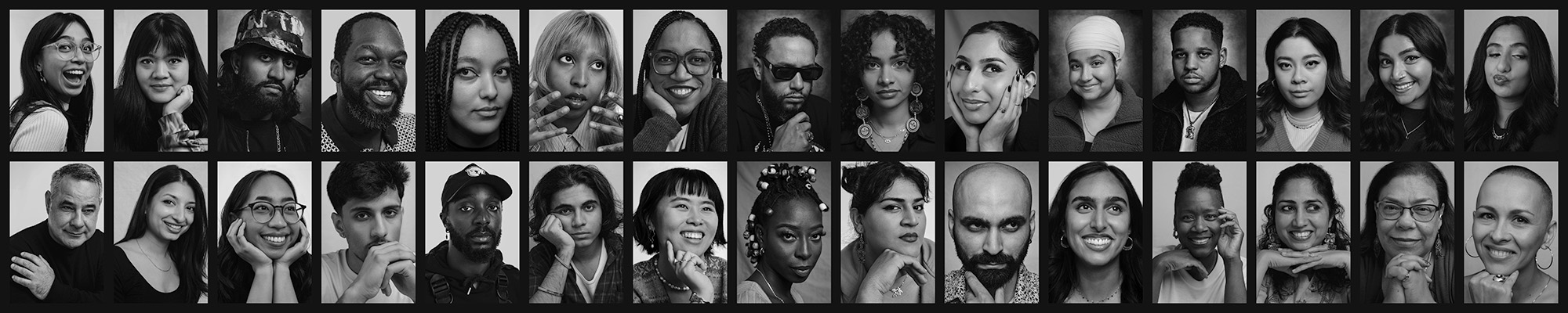 Image of the Community Portrait Project installation