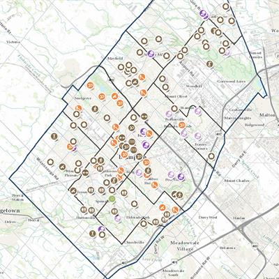 Parks & Recreation Construction Map​