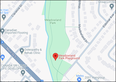 Map location of Meadowland Park