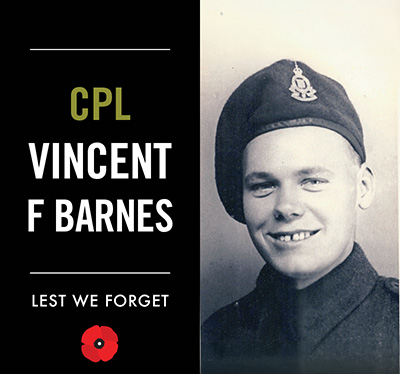 CPL Vincent F Barnes