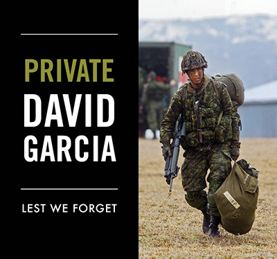 Private David Garcia