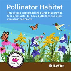 Pollinator Habitat Sign