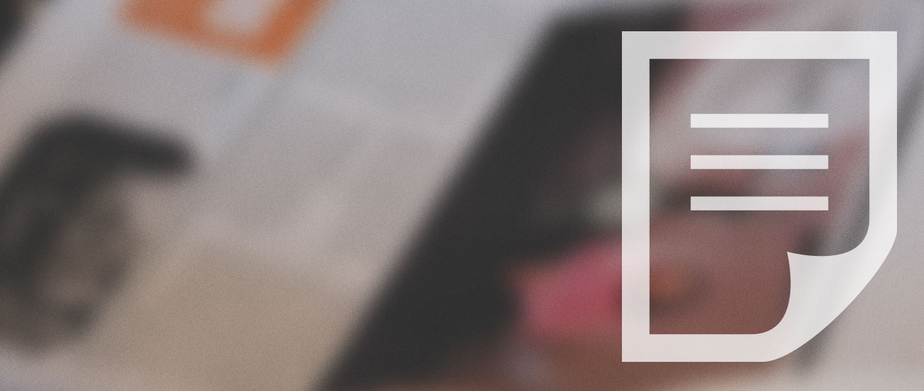 page banner