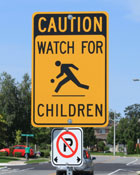 ​Watch for Children Sign
