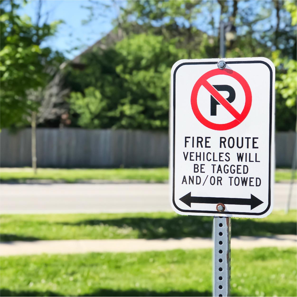 Fire Route Sign