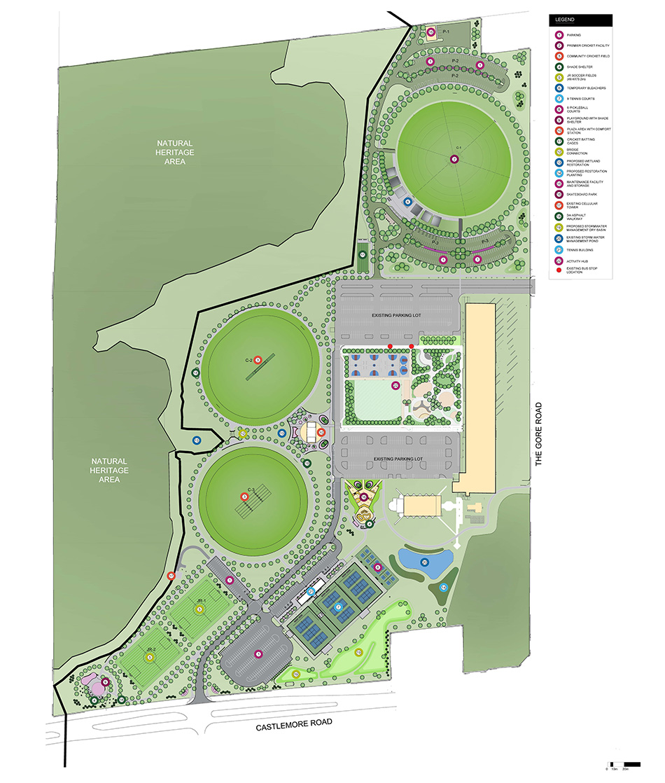 Map of Gore Meadows