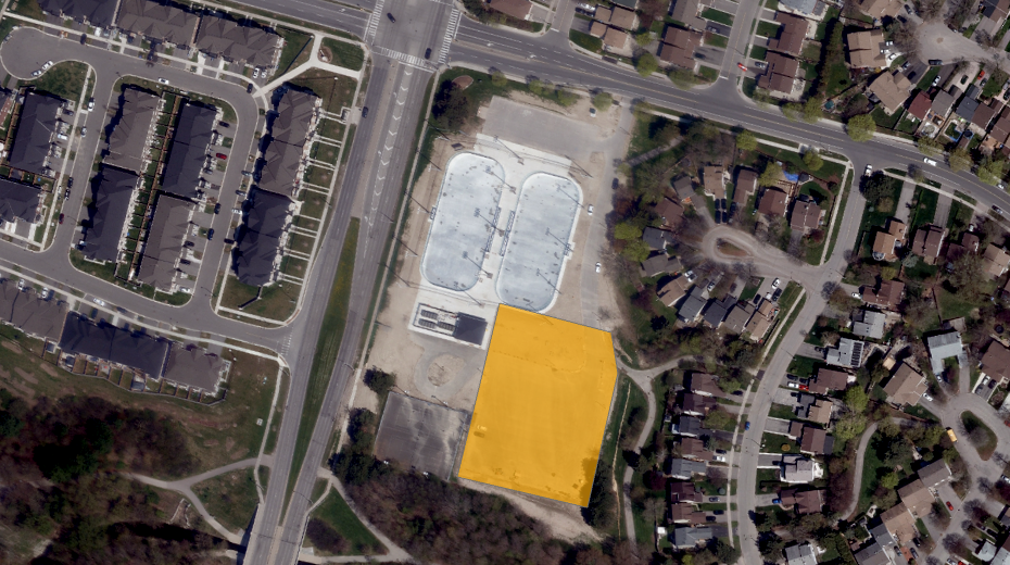 Image of a map showing the location of the Sandalwood Park Field House