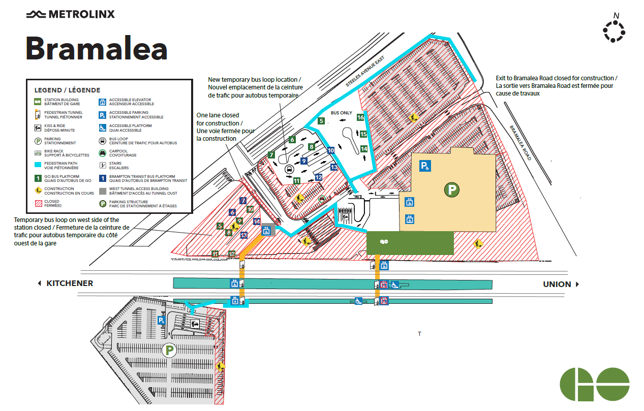 Bramalea GO Construction Map, Jan 28 2022.png