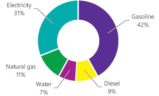 Brampton Energy Costs by Utility